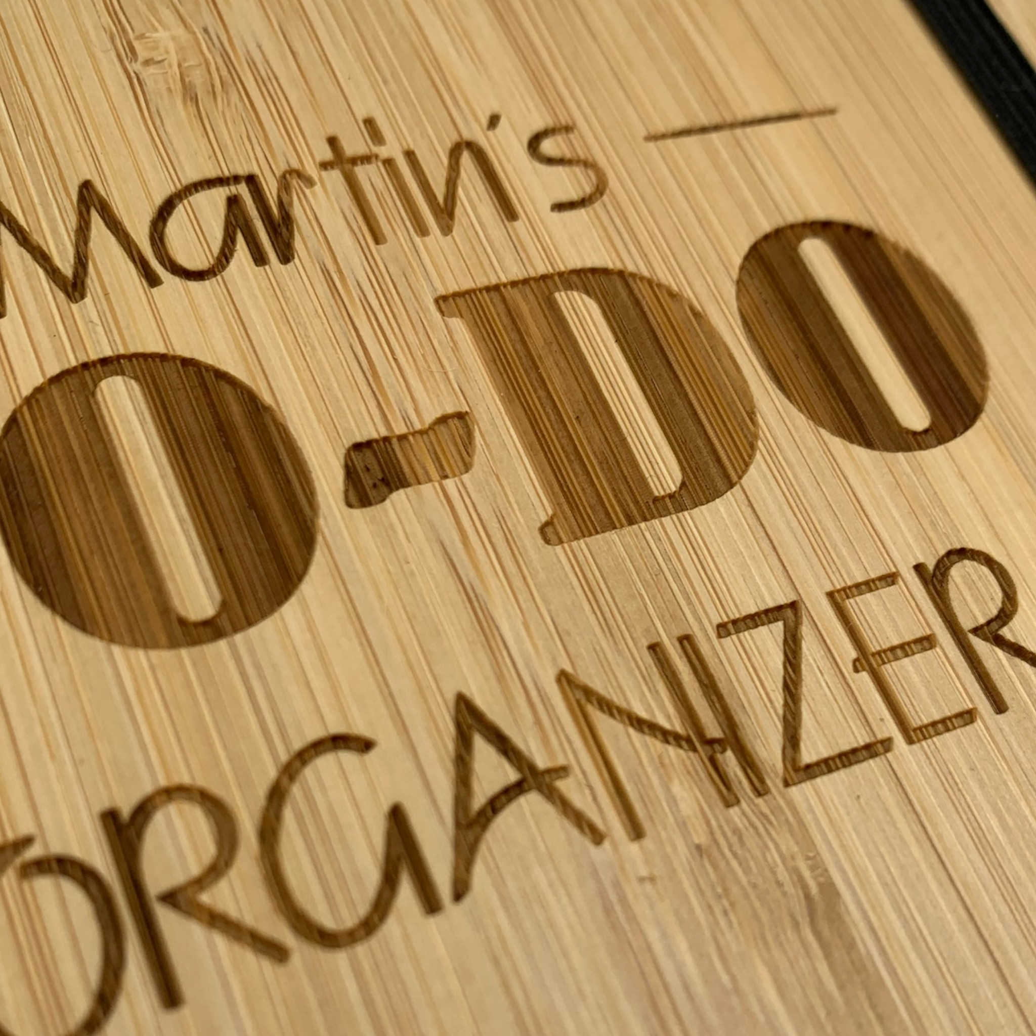 Notizblock und Kuli "To-Do Organizer Ranke" mit Gravur