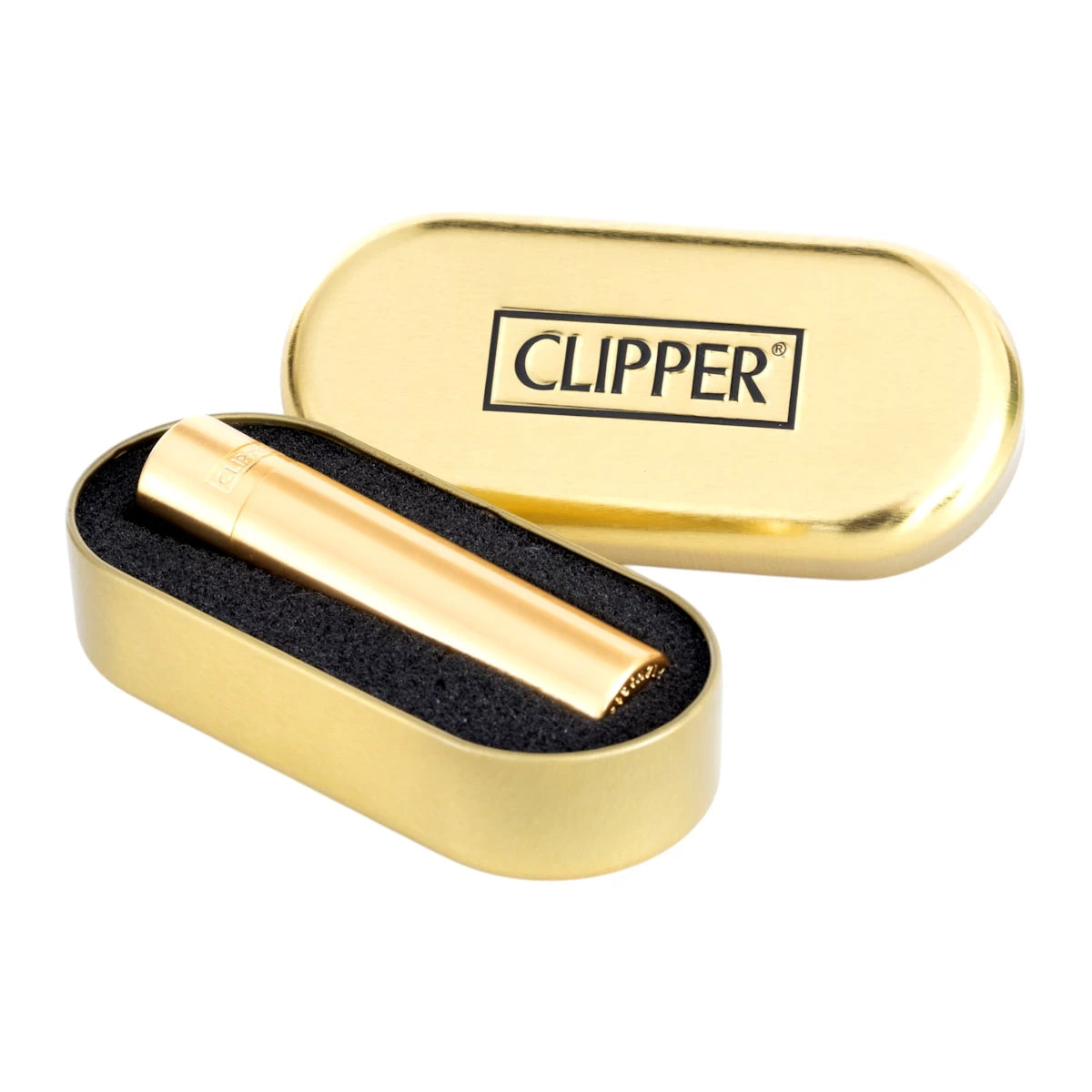 Clipper Metal Feuerzeug | GOLD MATT | Individuelle Gravur