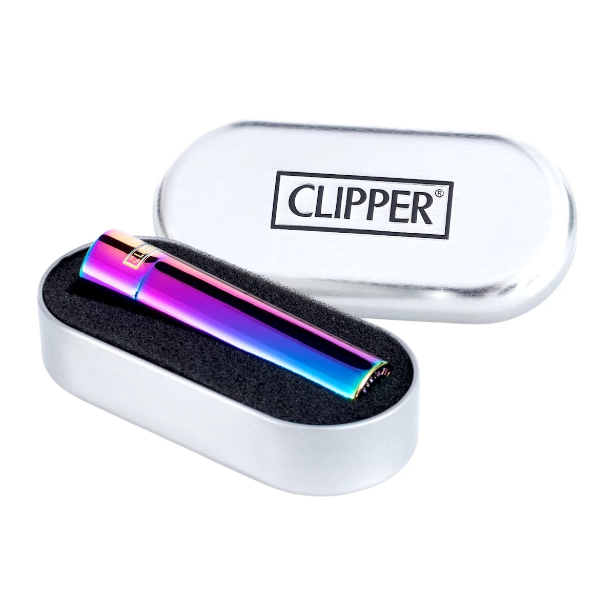 Clipper Metal Feuerzeug | ICY RAINBOW | Individuelle Gravur