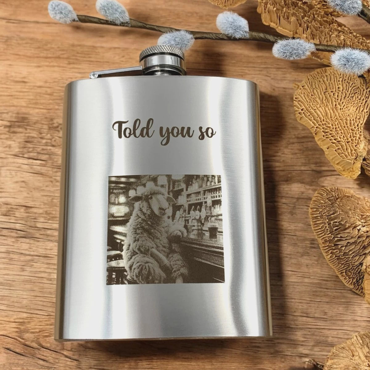 Flachmann personalisiert mit Foto