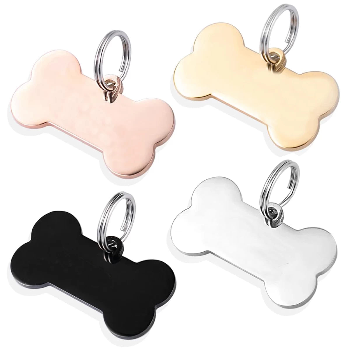 Hundemarke Knochen mit Gravur - Nr. 10 - LPO