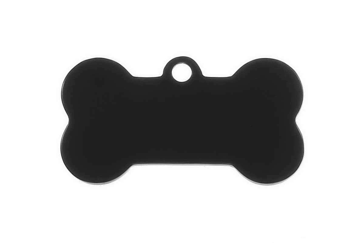 Hundemarke Knochen mit Gravur - Nr. 10 - LPO