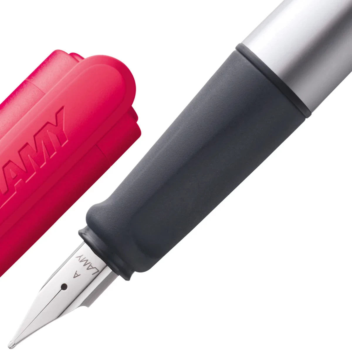 LAMY nexx Füllhalter crimson –  Roter Turbo-Füller für Kids, personalisiert