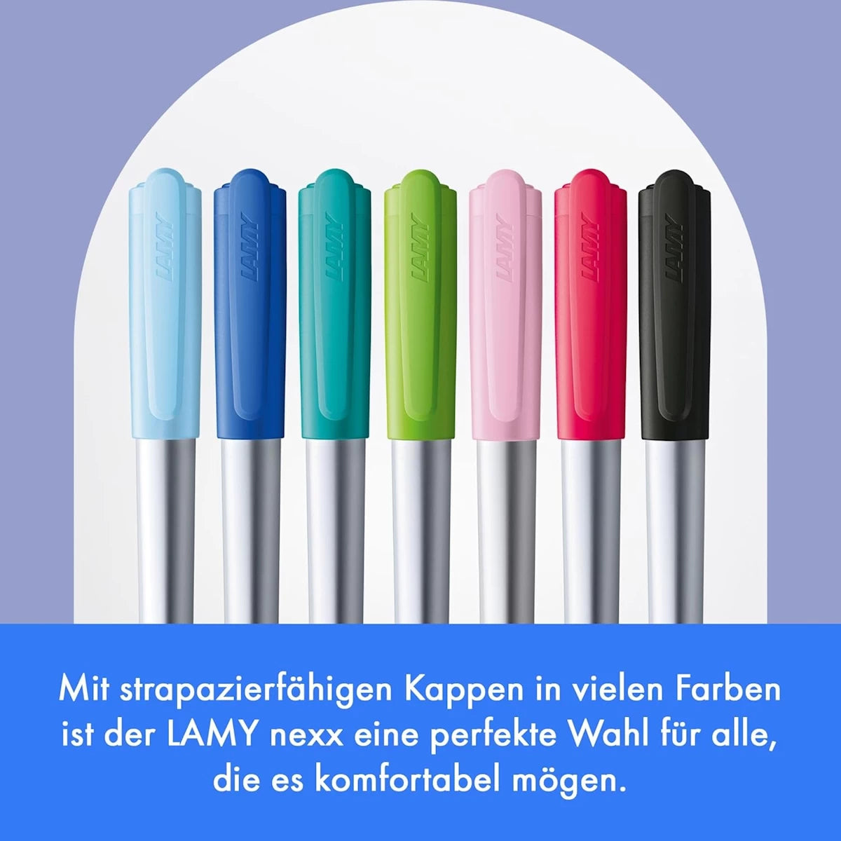 LAMY nexx Füllhalter neon-yellow (Limited) –  Knalliger Schulfüller mit Gravur