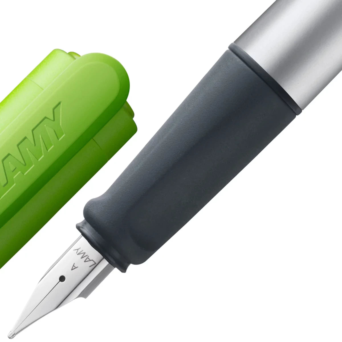 LAMY nexx Füllhalter lime –  Frecher Limetten-Füller für Schulanfänger mit Gravur