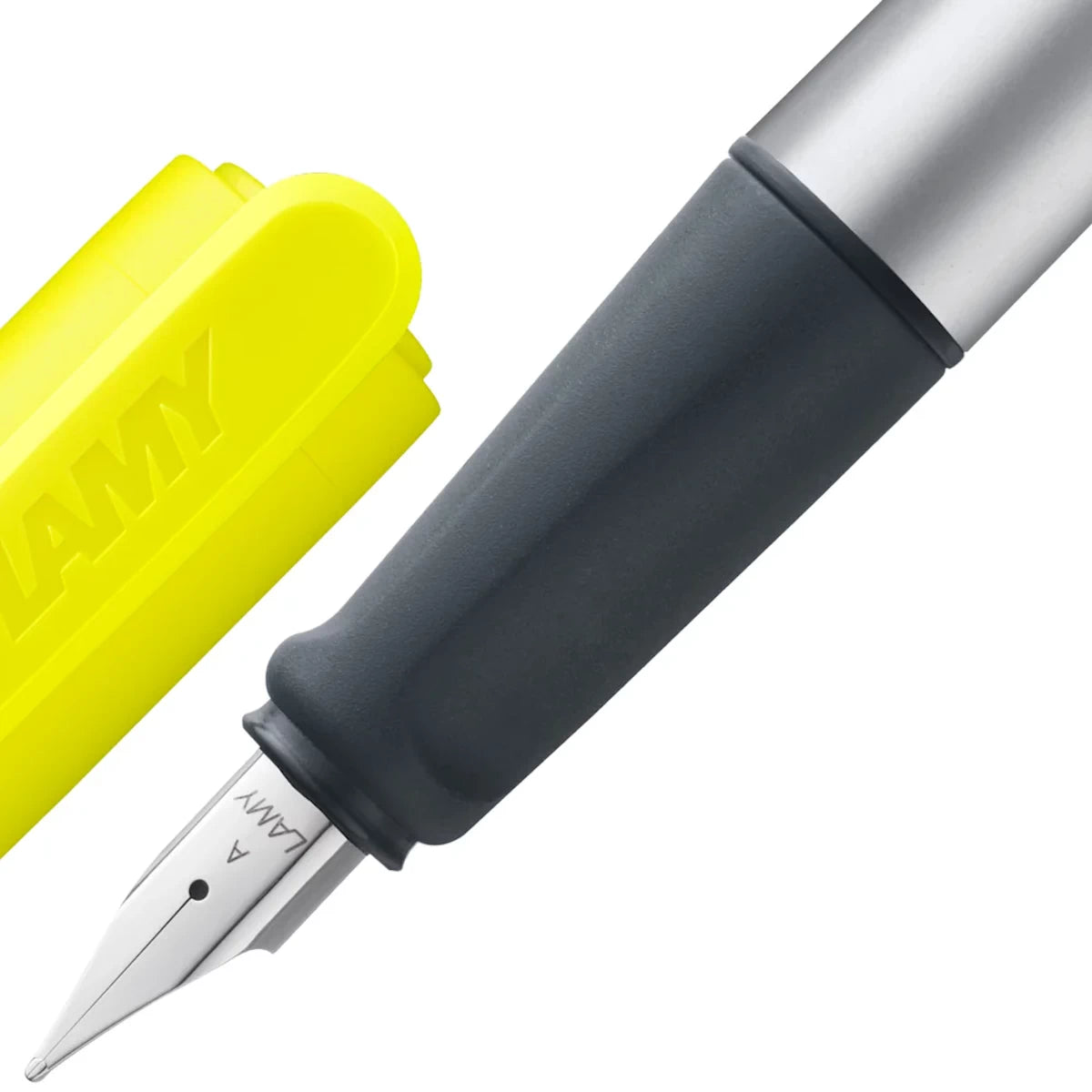 LAMY nexx Füllhalter neon-yellow (Limited) –  Knalliger Schulfüller mit Gravur