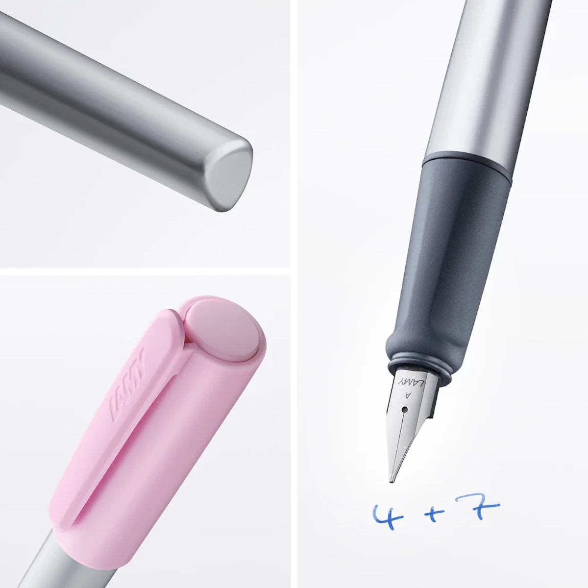 LAMY nexx Füllhalter rose – rosa Kinderfüller mit Gravur