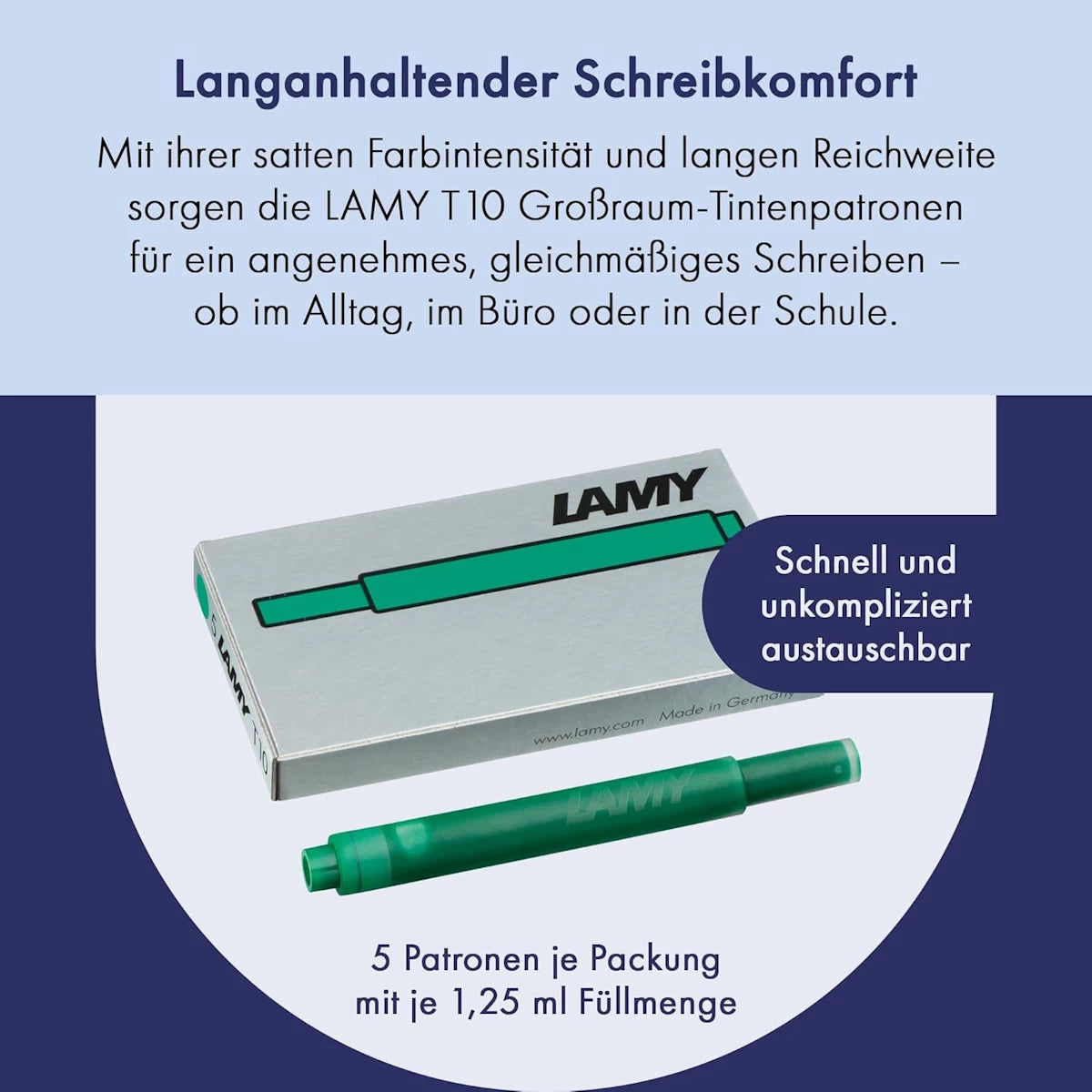 LAMY T10 Tintenpatrone | grün