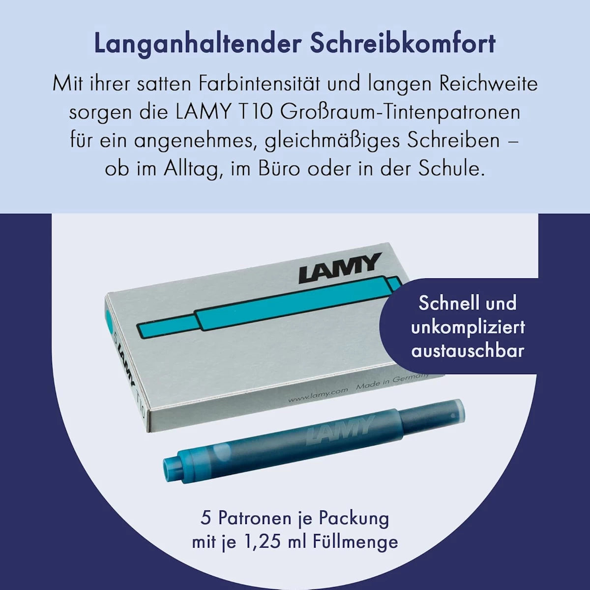 LAMY T10 Tintenpatrone | türkis