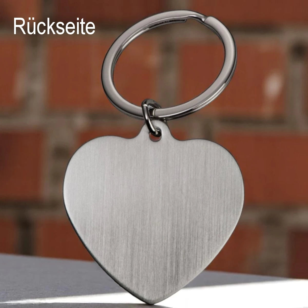 Schlüsselanhänger Herz personalisiert mit Namen