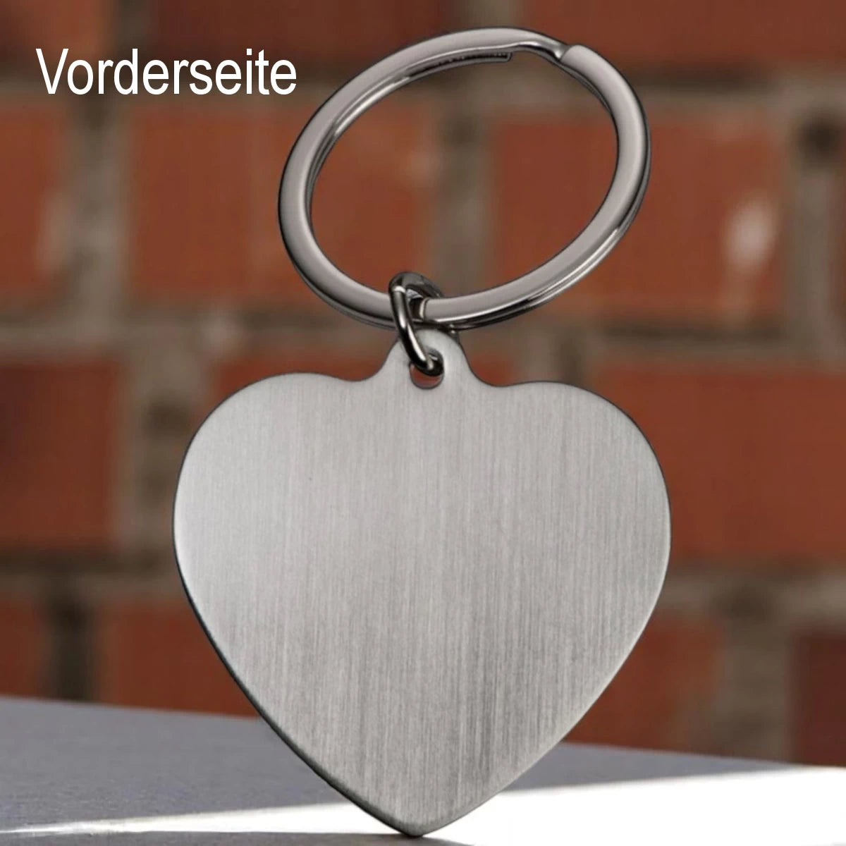 Schlüsselanhänger Herz personalisiert mit Namen