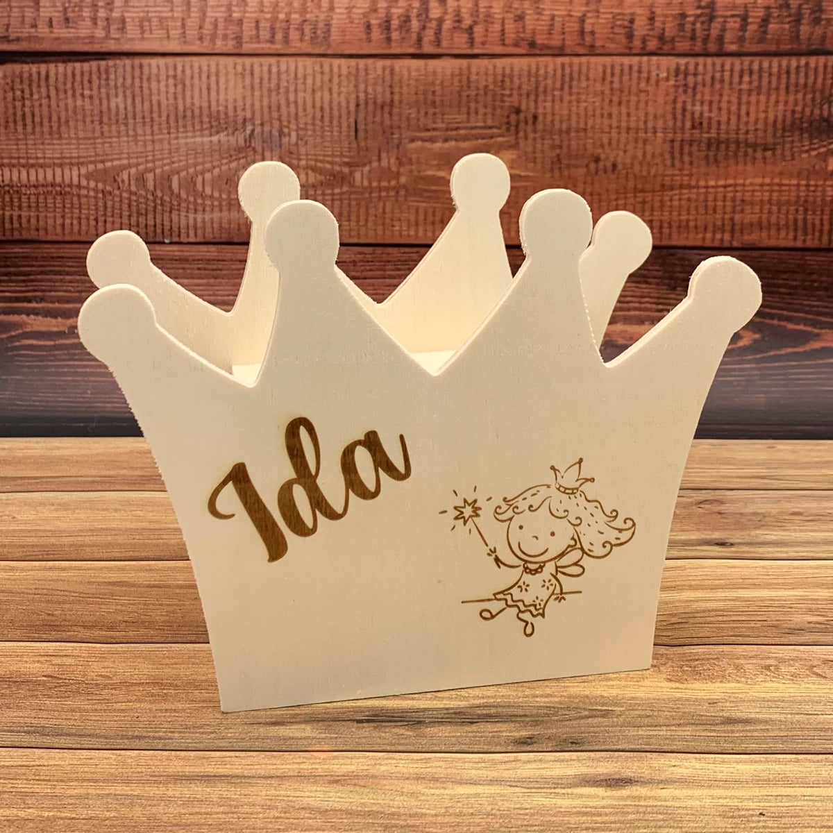 Spardose Krone 👑 Für Kinder mit Namen und Grafik