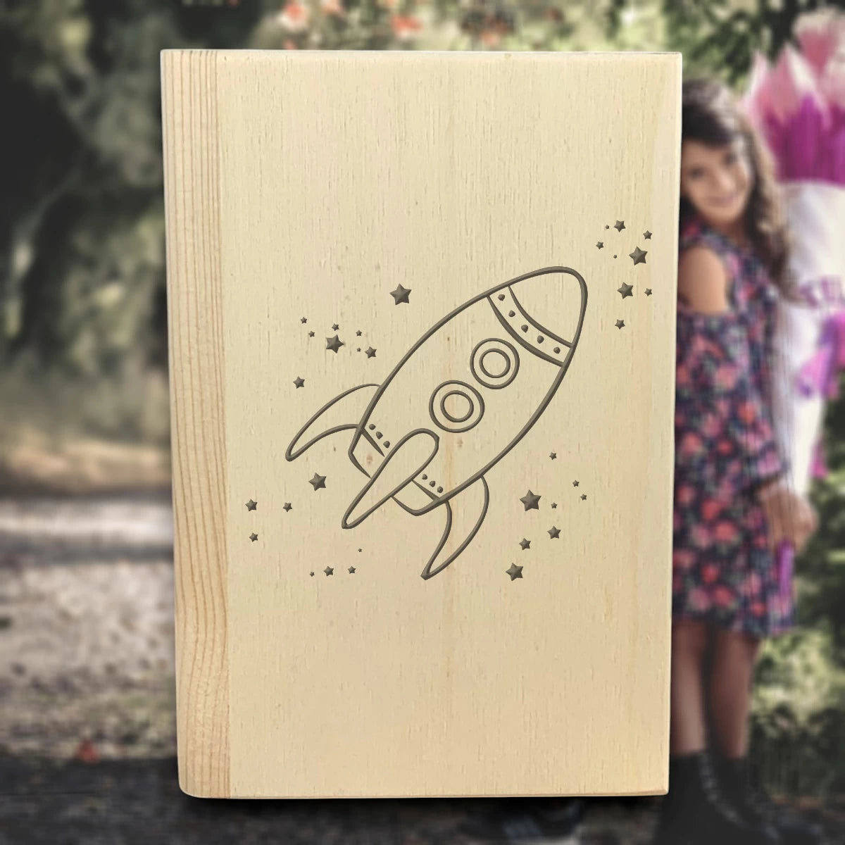 🚀 Personalisierte Spardose zur Einschulung – Rakete mit Name & Jahr 🌟