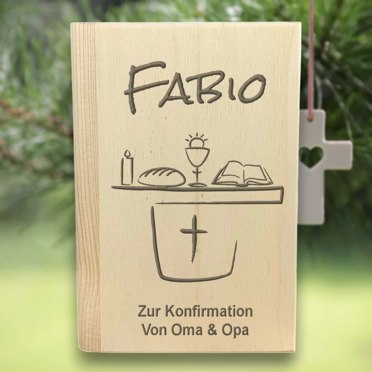 Personalisierte Spardose |Sparbuch | zur Kommunion oder Konfirmation – Altar Gabentisch