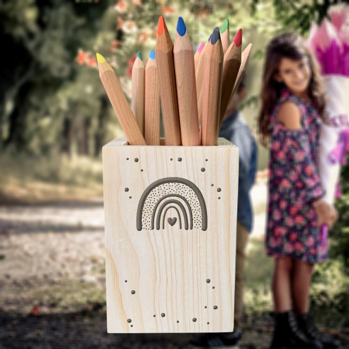 Personalisierte Stiftebox – Dein Name, Dein Start ins Schulabenteuer 🌈✨