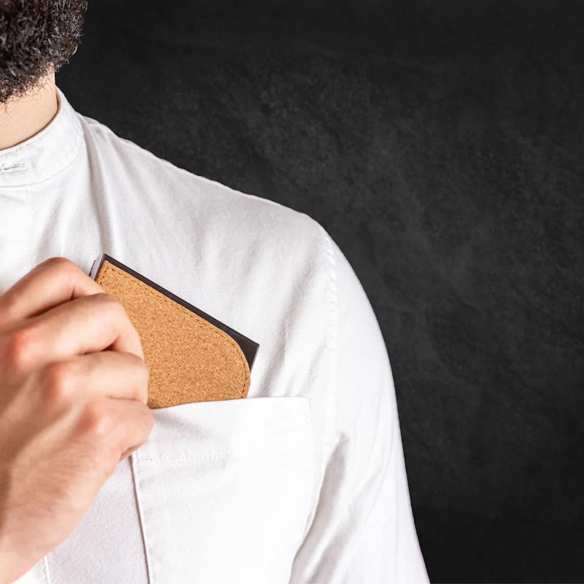 Visitenkartenetui personalisiert "Kork"