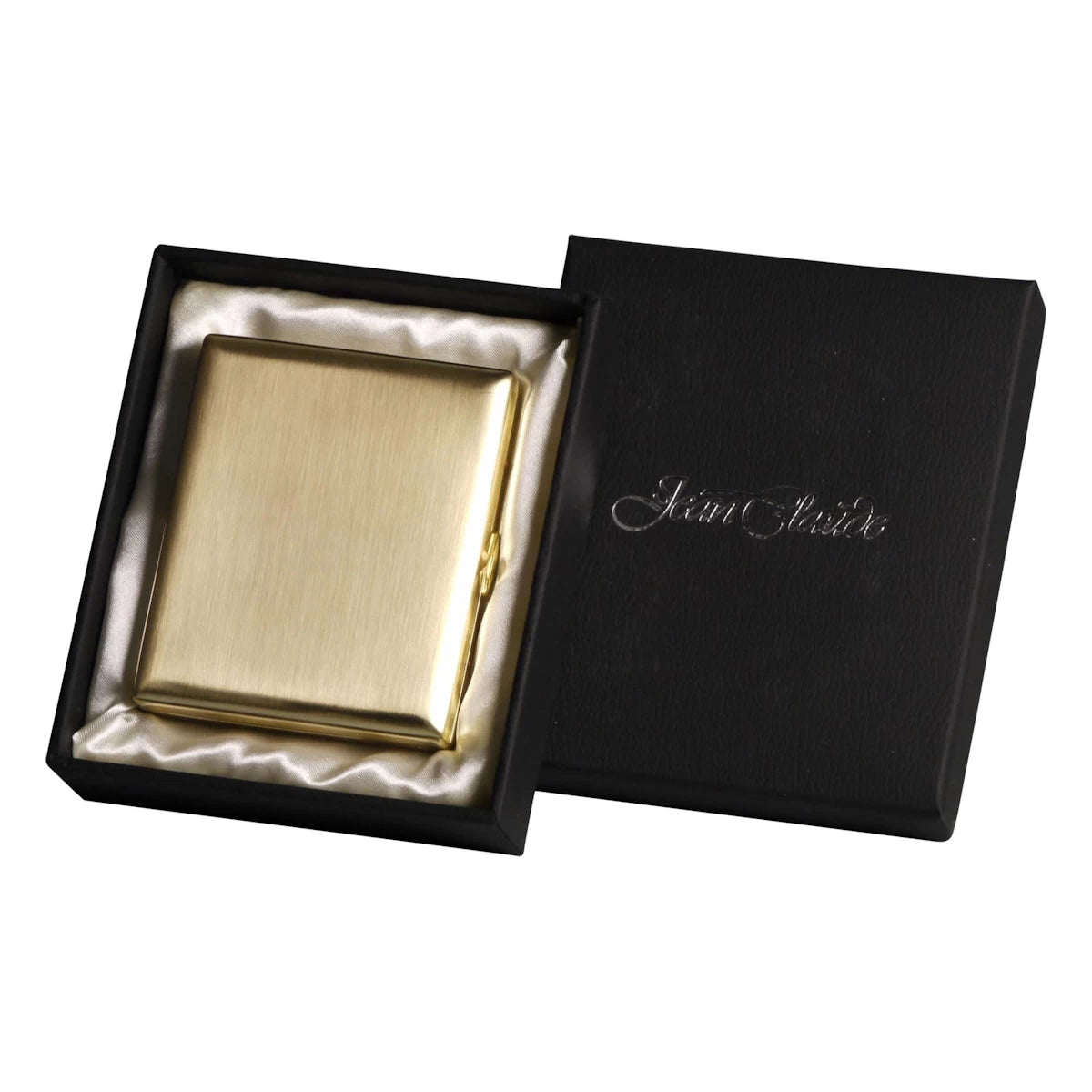 Zigarettenetui Gold Matt aus Messing – Personalisiert mit Wunschgravur