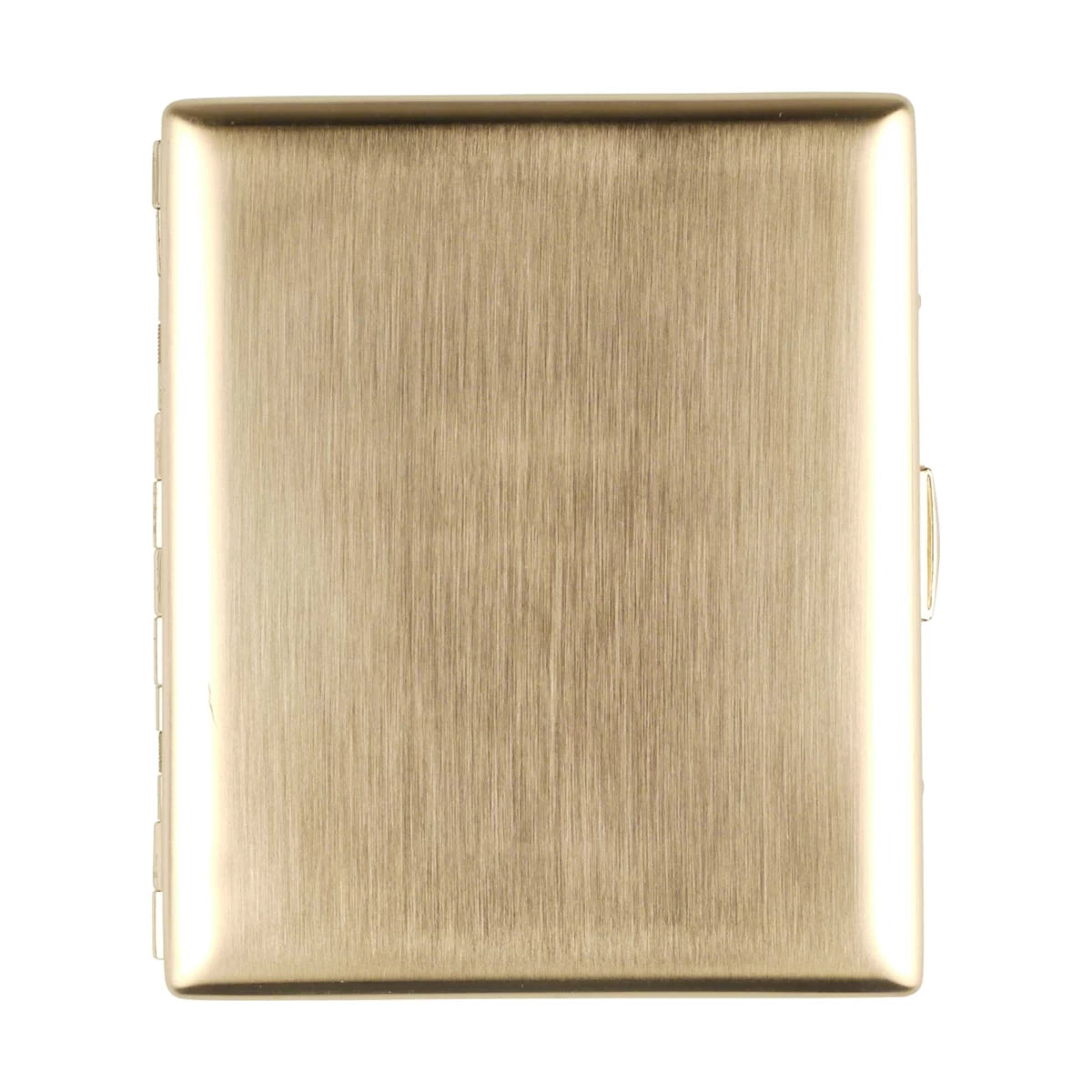 Zigarettenetui Gold Matt aus Messing – Personalisiert mit Wunschgravur
