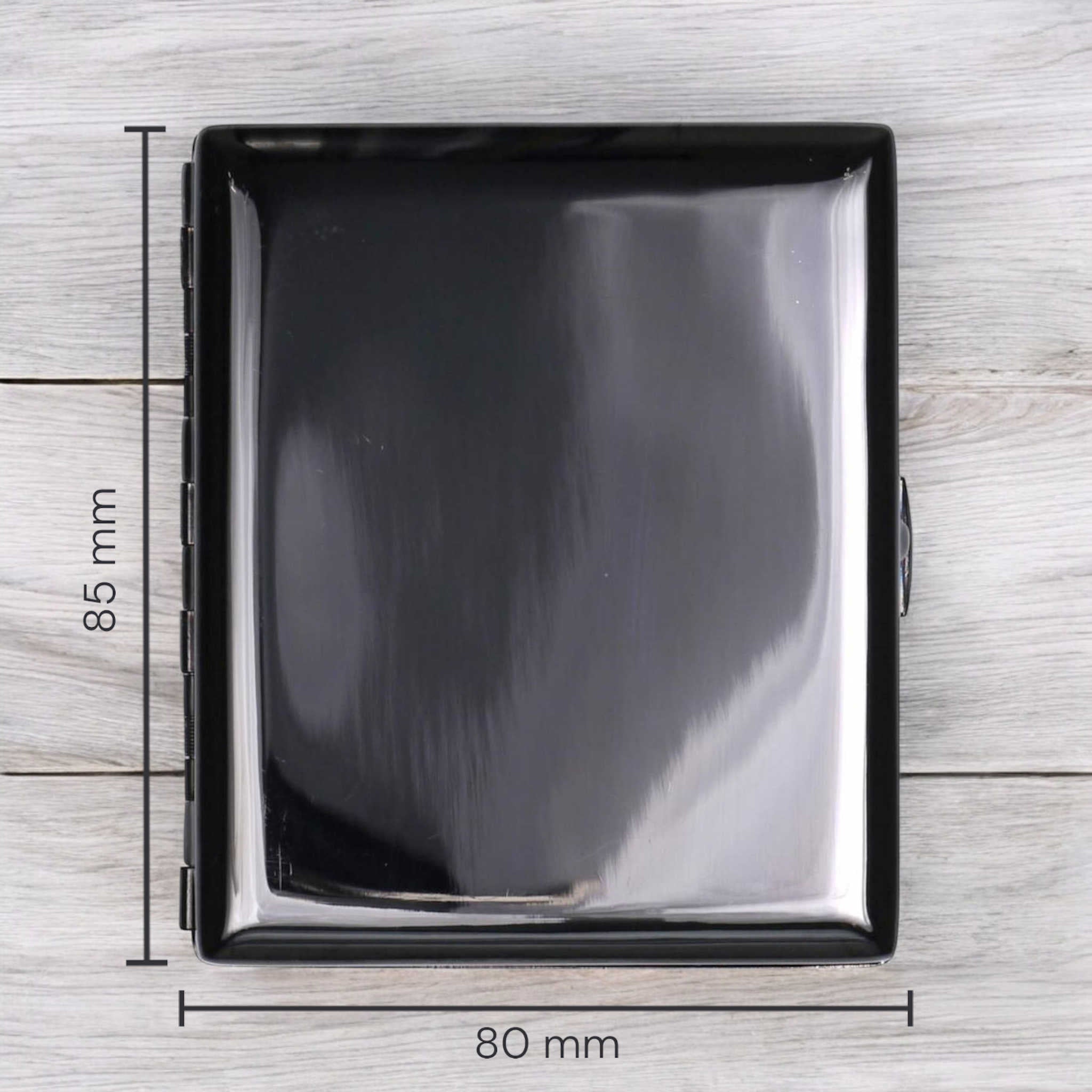 Zigarettenetui personalisiert mit Foto - schwarz