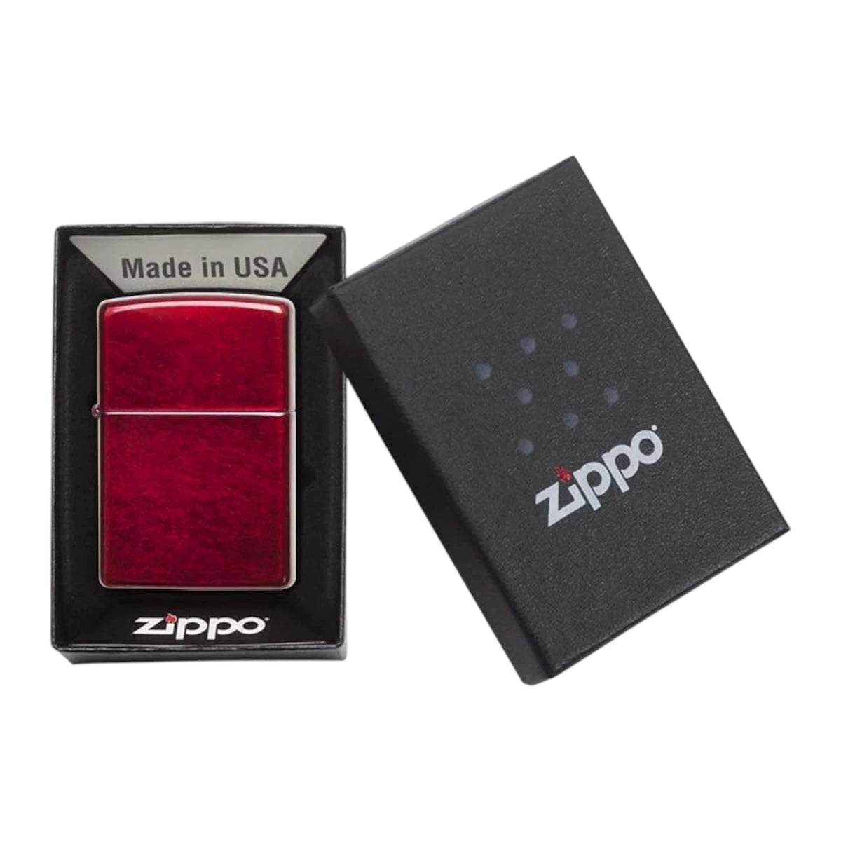 Personalisiertes Zippo | Candy Apple Red | mit Gravur