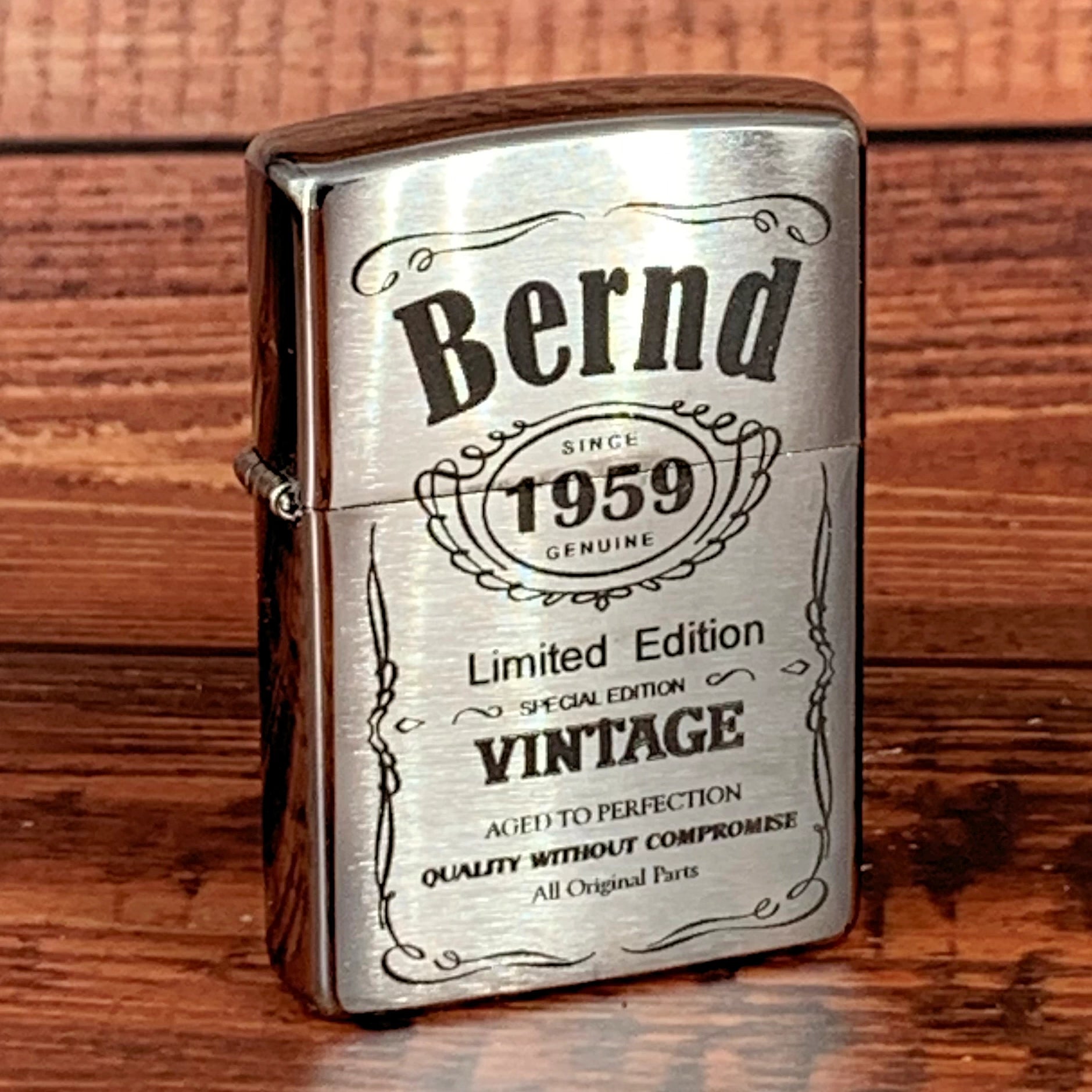 Original Zippo personalisiert - Geburtstag Vintage