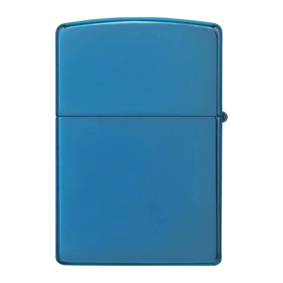 Personalisiertes Zippo - high polish blue - mit Logo / Text