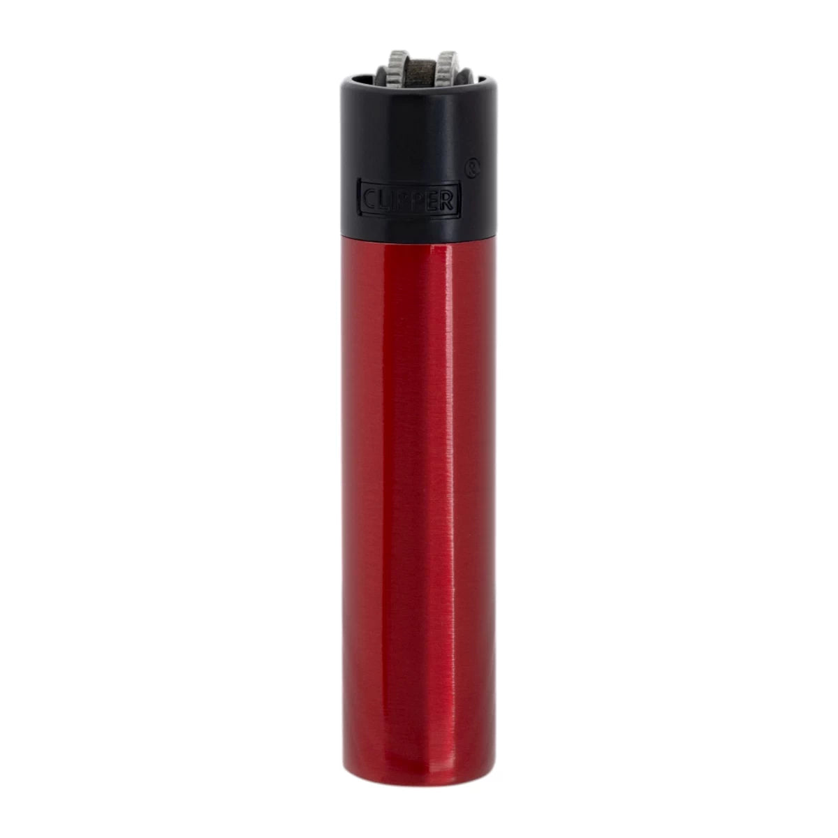 Clipper Metal Feuerzeug – ★ LAVA ROT-SCHWARZ ★ | Individuelle Gravur