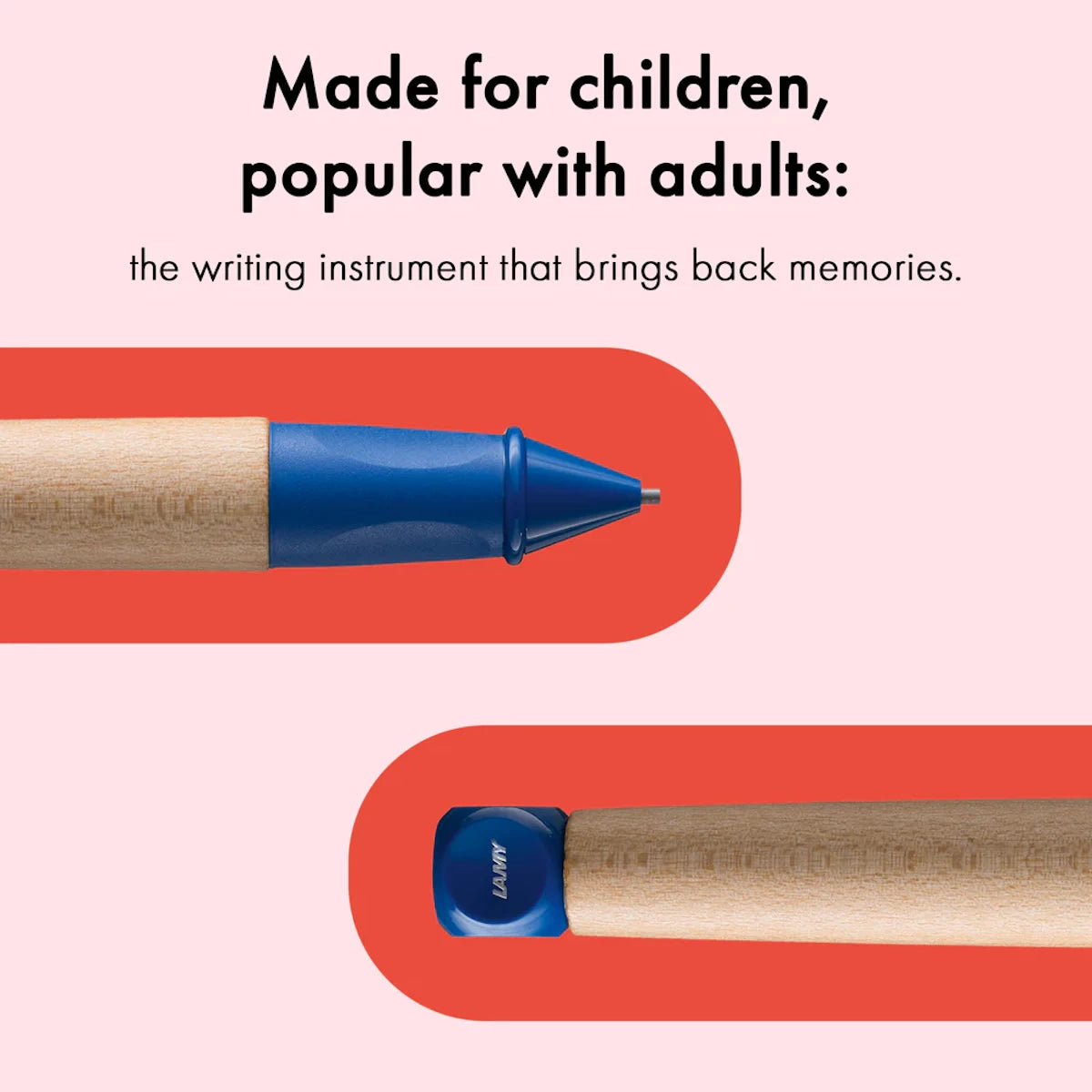 ✏️ LAMY abc - Bleistift - BLAU graviert für kleine Schulhelden 🎒