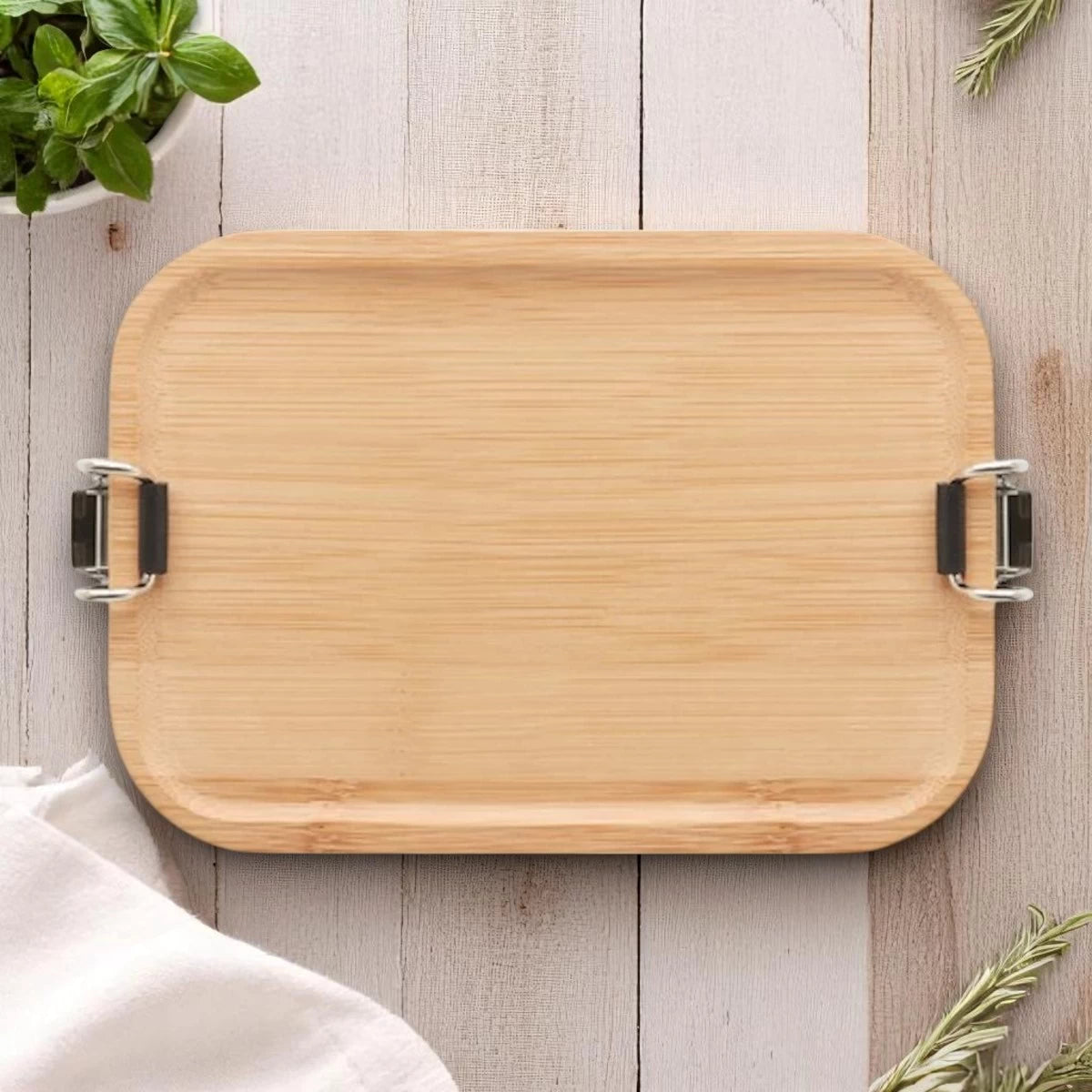 Personalisierte Lunchbox | Bambus 🎋 mit deiner Wunschgravur