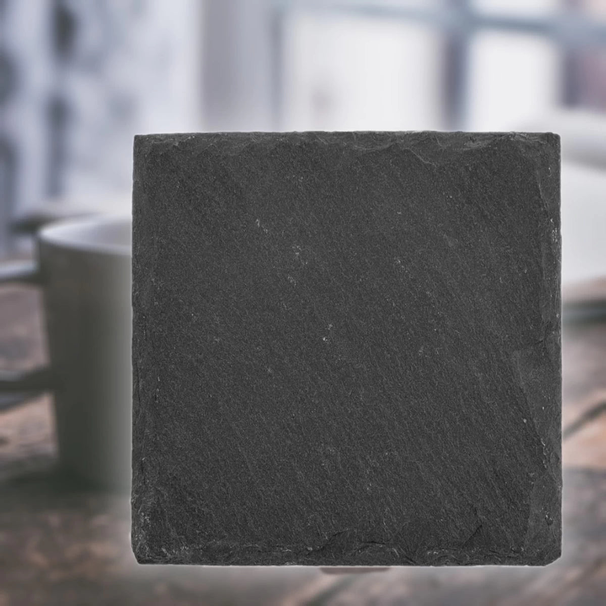 Personalisierter Schiefer Untersetzer mit Fotogravur – Einzigartiges Geschenk mit Lasergravur