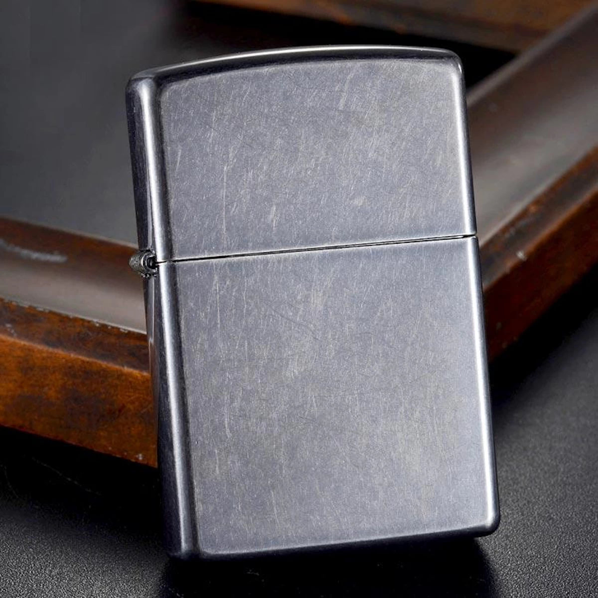 Zippo gray dusk mit Gravur